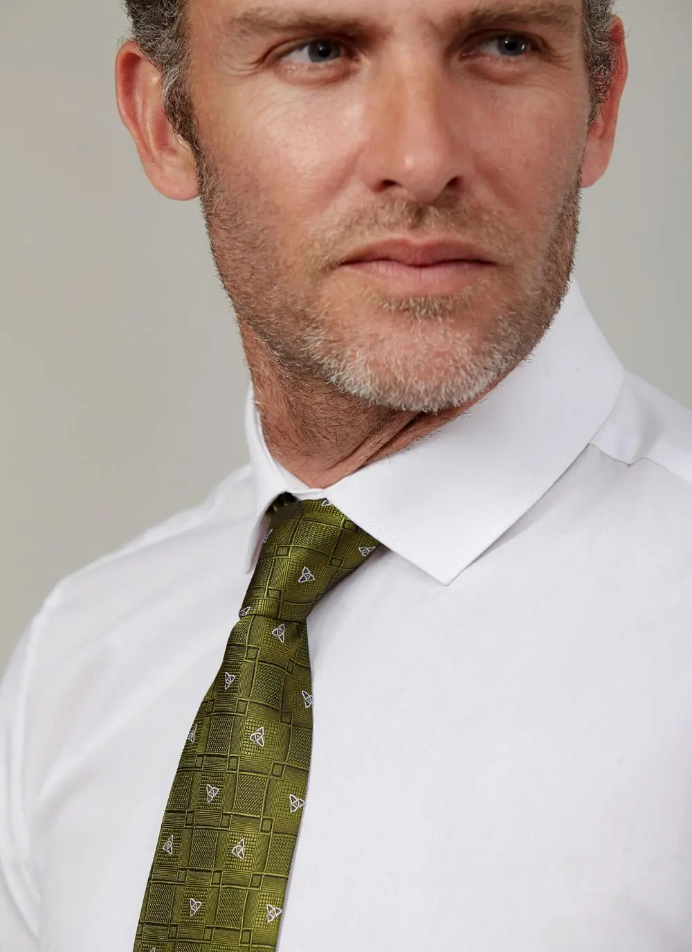 Celtic Knot Green Silk Tie